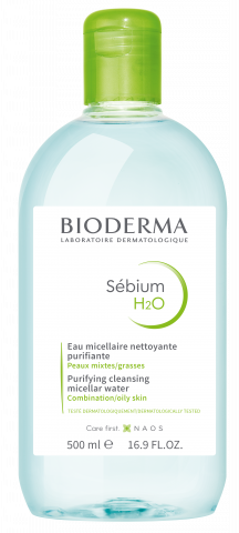 Bioderma產品圖片,控油卸妝潔膚水500ml,混合至油性膚質適用卸妝潔膚水